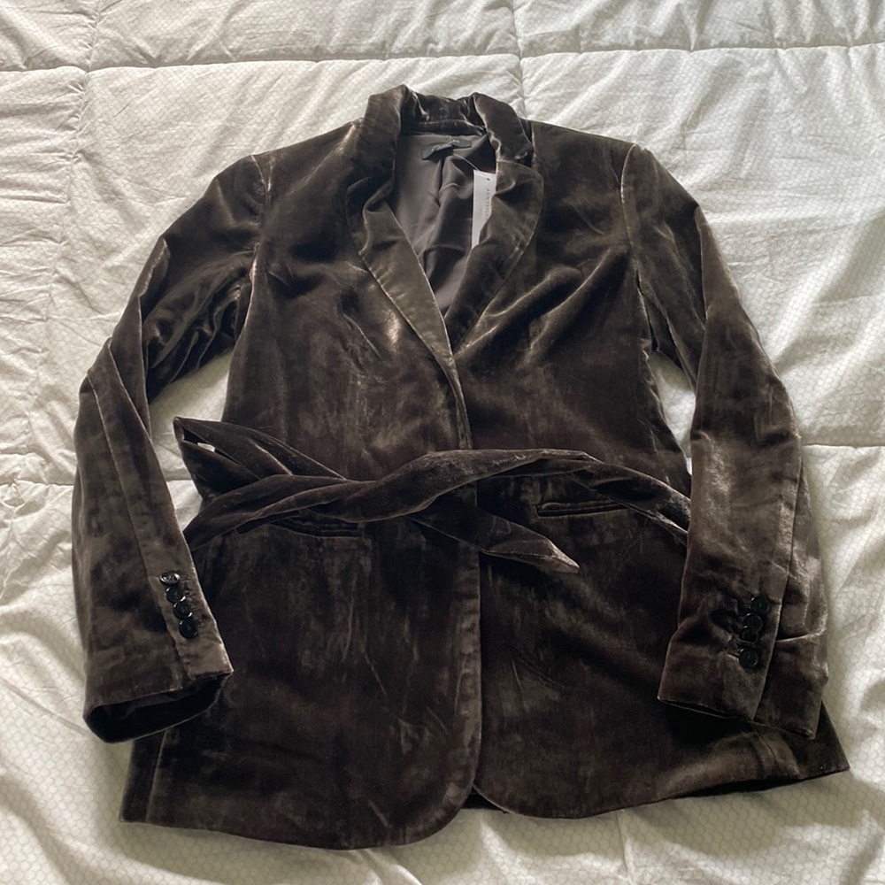 Velvet blazer